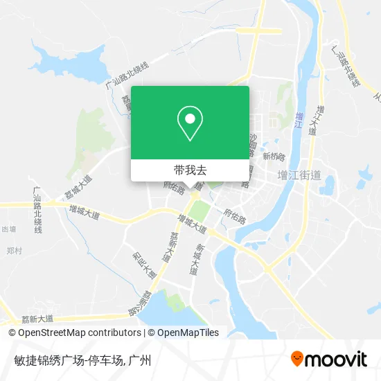 敏捷锦绣广场-停车场地图