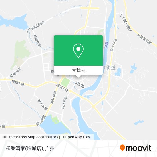 稻香酒家(增城店)地图