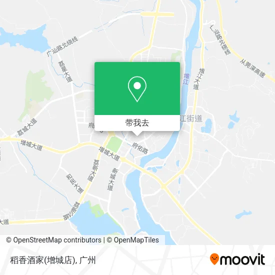 稻香酒家(增城店)地图