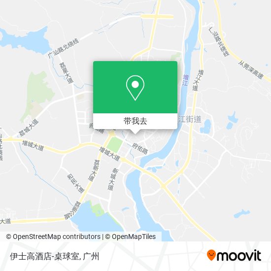 伊士高酒店-桌球室地图