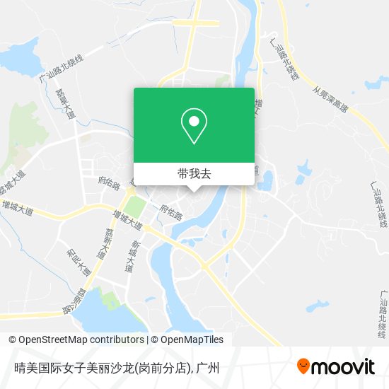 晴美国际女子美丽沙龙(岗前分店)地图