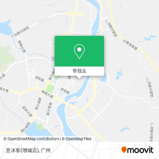 意冰客(增城店)地图