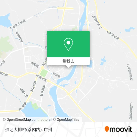 强记大排档(荔园路)地图