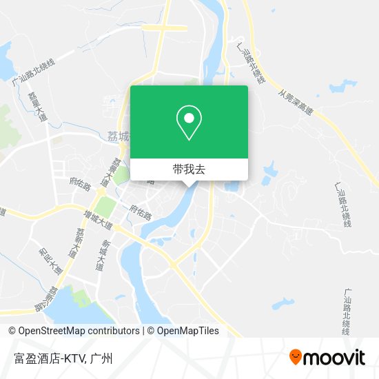 富盈酒店-KTV地图