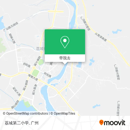 荔城第二小学地图