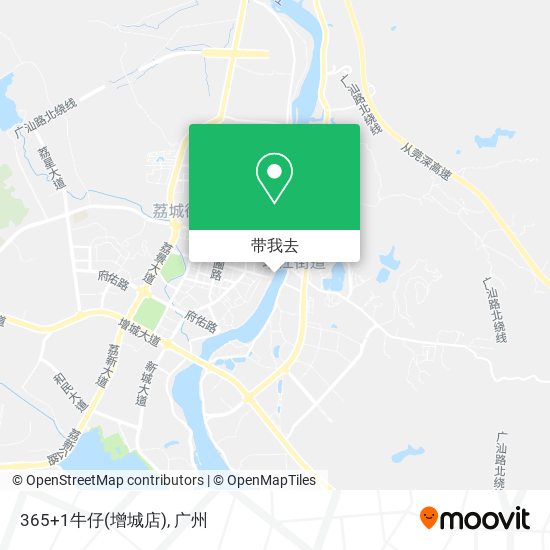 365+1牛仔(增城店)地图