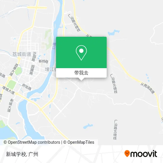 新城学校地图