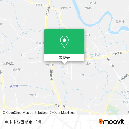 惠多多校园超市地图