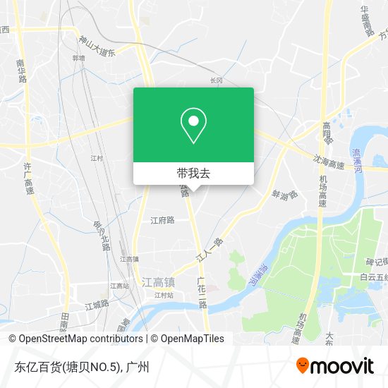 东亿百货(塘贝NO.5)地图