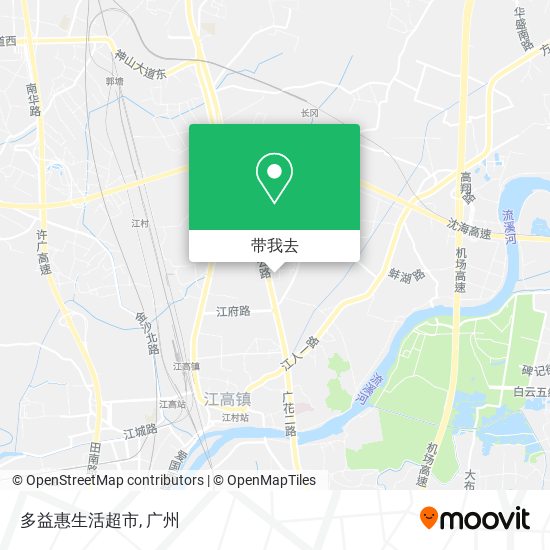 多益惠生活超市地图