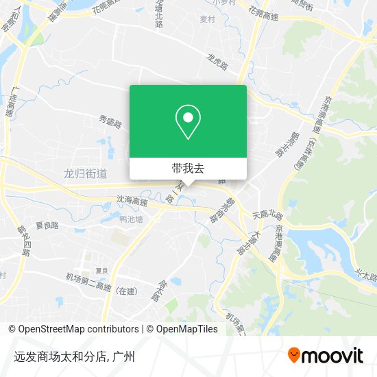 远发商场太和分店地图