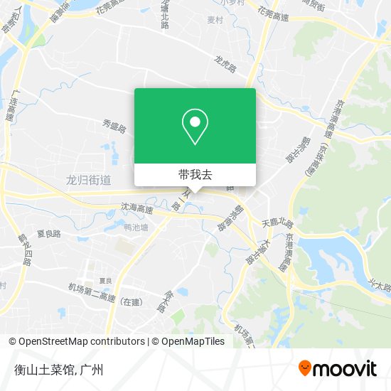 衡山土菜馆地图