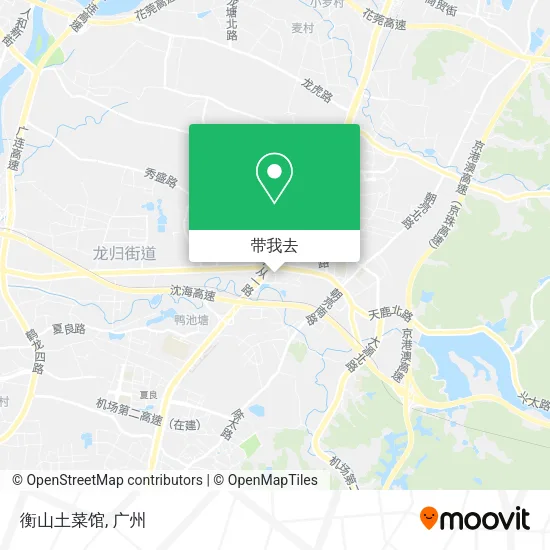 衡山土菜馆地图
