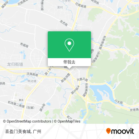 喜盈门美食城地图