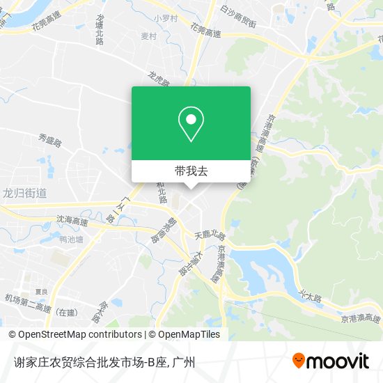 谢家庄农贸综合批发市场-B座地图