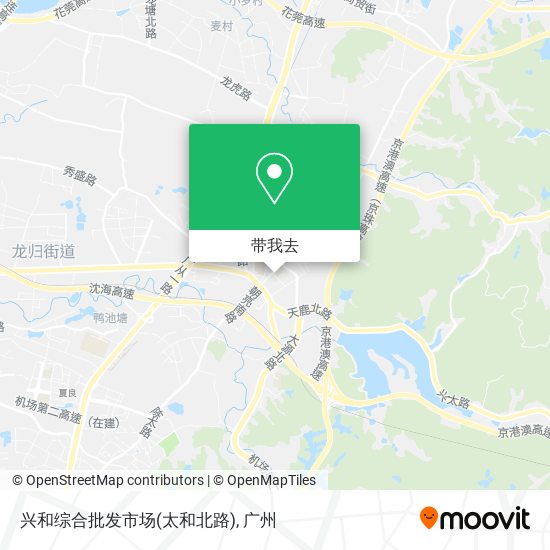 兴和综合批发市场(太和北路)地图