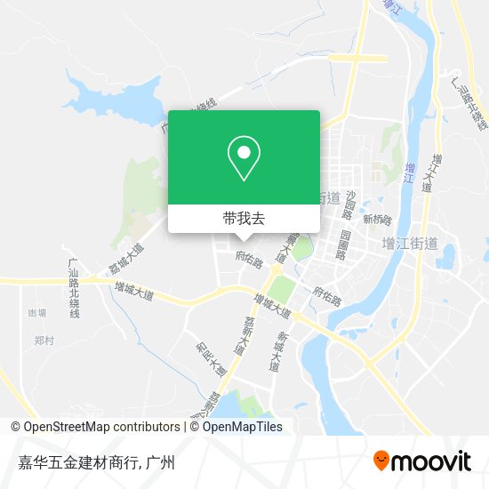 嘉华五金建材商行地图