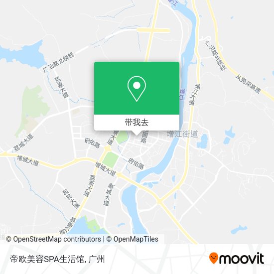 帝欧美容SPA生活馆地图
