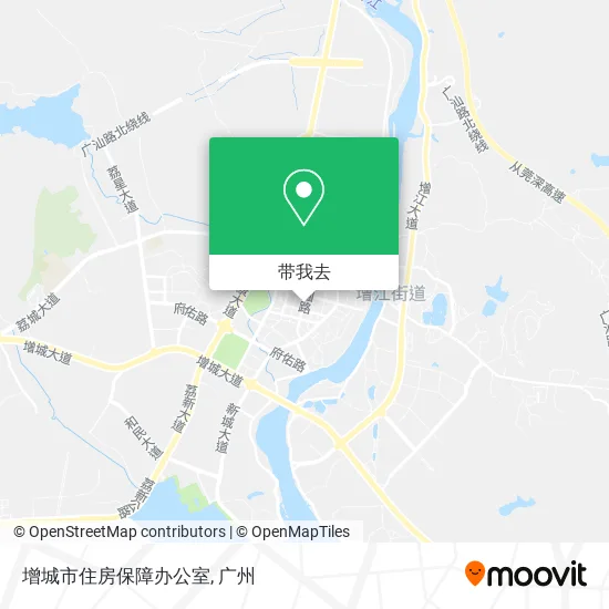 增城市住房保障办公室地图