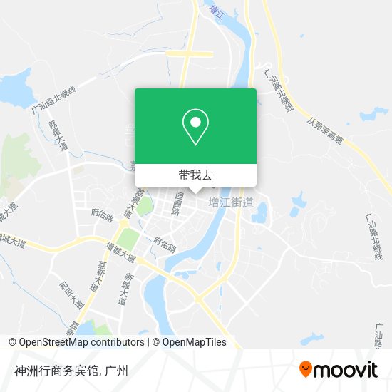神洲行商务宾馆地图