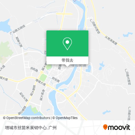 增城市丝苗米展销中心地图