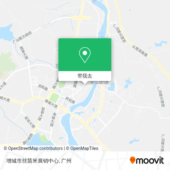 增城市丝苗米展销中心地图