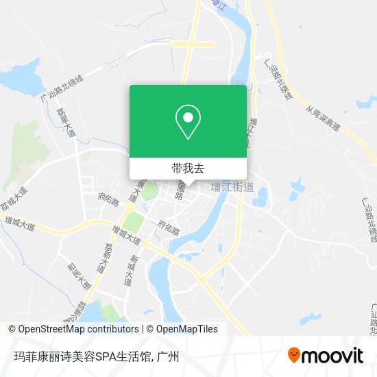 玛菲康丽诗美容SPA生活馆地图