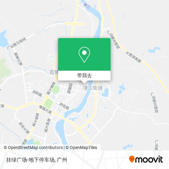 挂绿广场-地下停车场地图