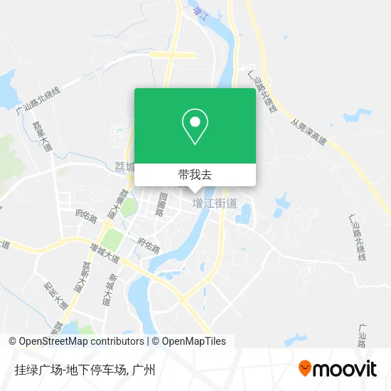 挂绿广场-地下停车场地图