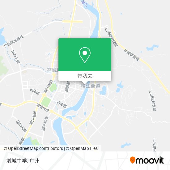 增城中学地图