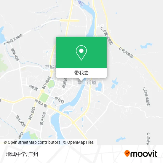 增城中学地图