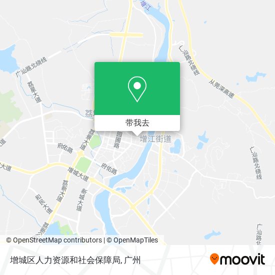 增城区人力资源和社会保障局地图