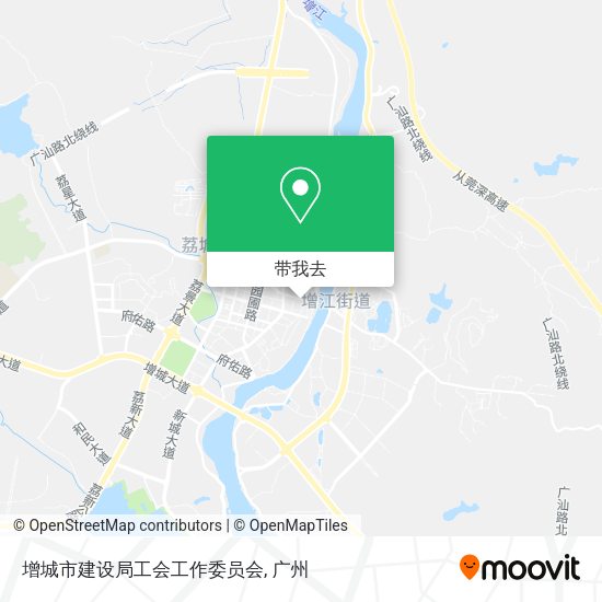 增城市建设局工会工作委员会地图
