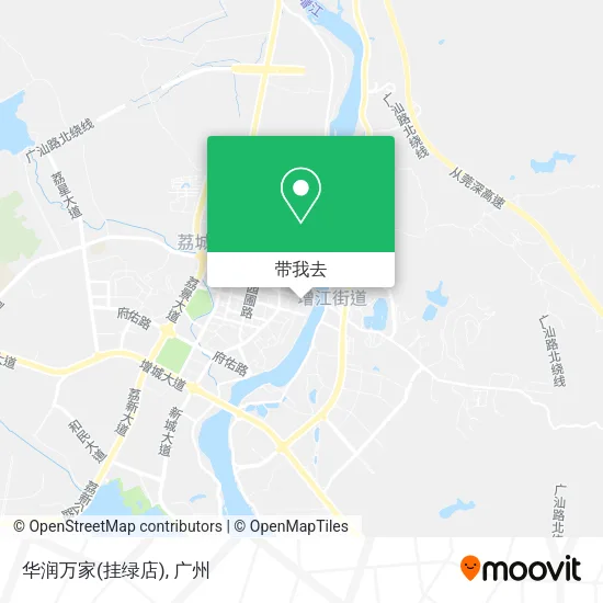 华润万家(挂绿店)地图