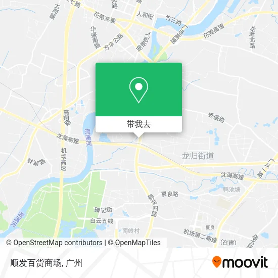 顺发百货商场地图