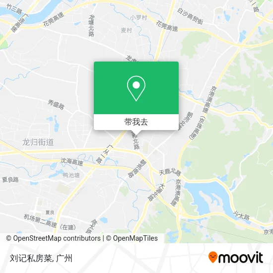 刘记私房菜地图