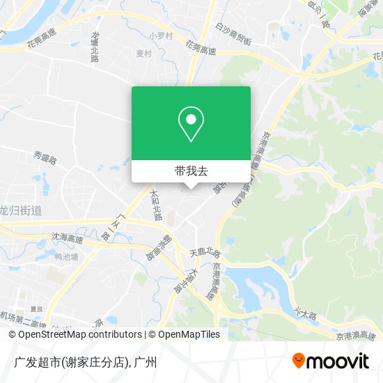 广发超市(谢家庄分店)地图
