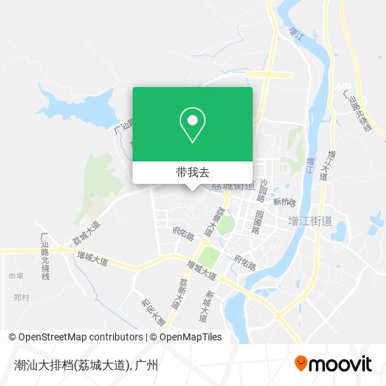 潮汕大排档(荔城大道)地图
