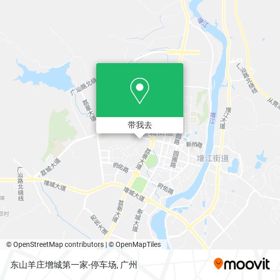 东山羊庄增城第一家-停车场地图