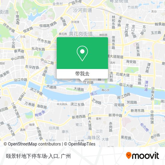 颐景轩地下停车场-入口地图