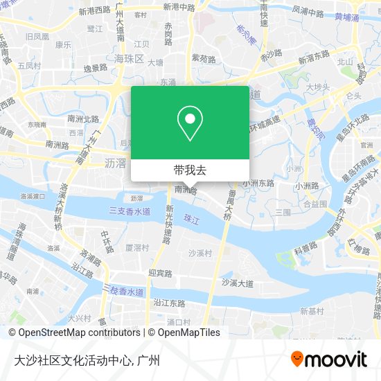 大沙社区文化活动中心地图