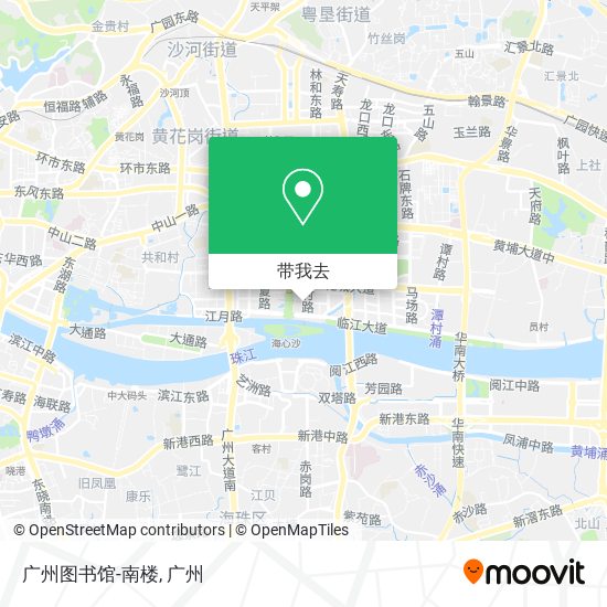 广州图书馆-南楼地图