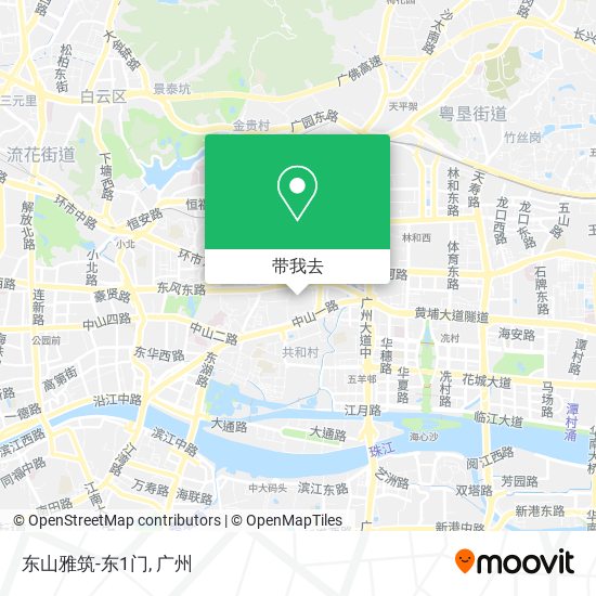 东山雅筑-东1门地图