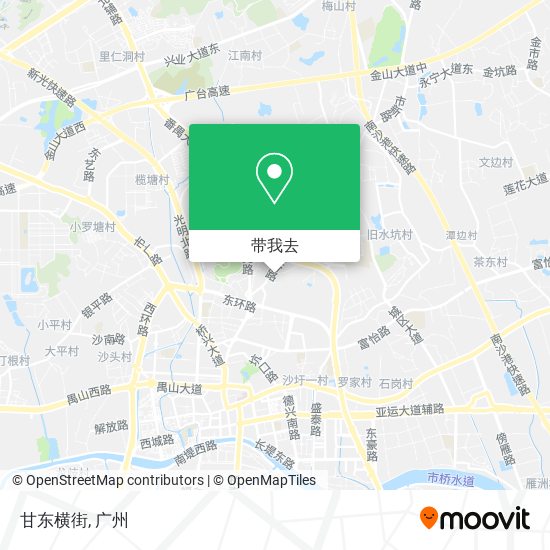 甘东横街地图