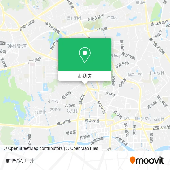 野鸭馆地图