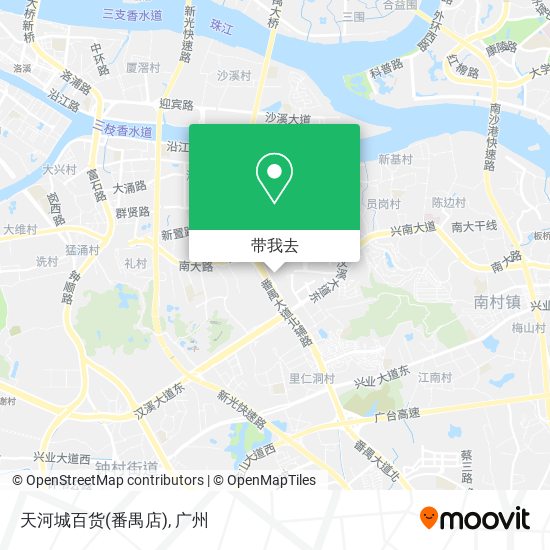 天河城百货(番禺店)地图