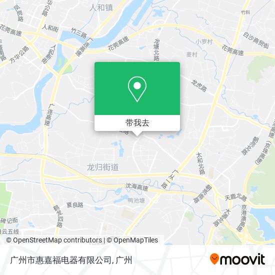 广州市惠嘉福电器有限公司地图