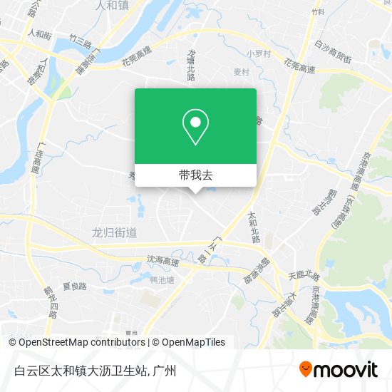 白云区太和镇大沥卫生站地图