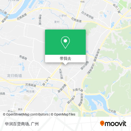 华润百货商场地图