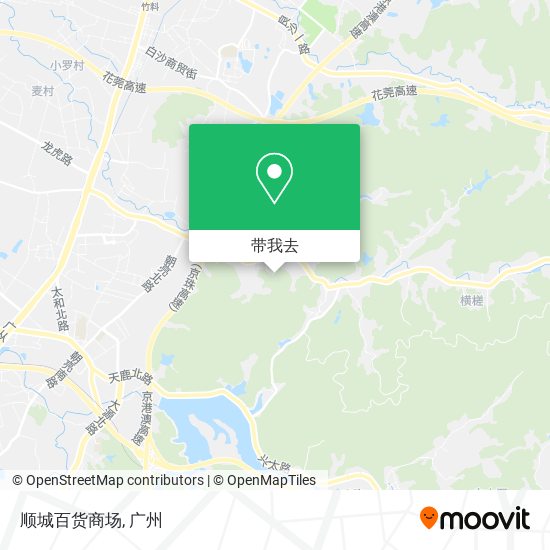 顺城百货商场地图